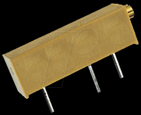 Spindle trimmer, washable, 19 mm, 2.0 kOhm