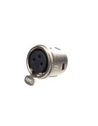 GNIAZDO XLR 3PIN PANEL NIKIEL OKRĄGŁE