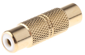 Adapter AV Żeńskie RCA (1) na Żeńskie RCA (1)