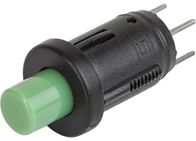 Pushbutton, 1 pole, unlit , 0.2 A/60 V, IP40, 0041.9101.51000