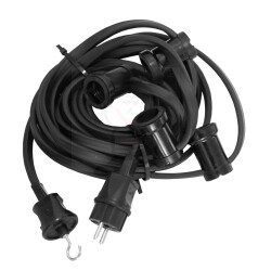 Girlanda 230V 11m E27x10 40W IP44 EurH 4430