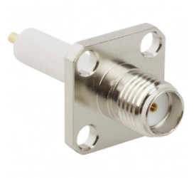 Złącze koncentryczne Montaż na kołnierzu Żeński 50Ω typ złącza Złącze SMA 18GHz Lutowane typ kabla Koncentryczny