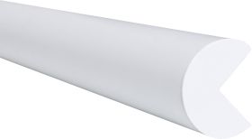 Moravia 422.15.039 MORION ochrona przed obwodzie - osłona krawędzi biała (Ø x D) 40 mm x 1000 mm