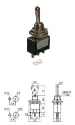 RZEŁĄCZNIK 3-POZYCJE 3-PINY (103) KN1