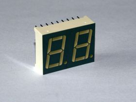 Wyświetlacz LED, 2 cyfry, 14.2 mm, czerwony