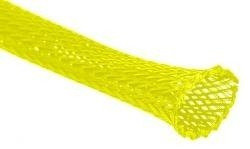 4mm / 8mm Polyester Cable Braid, Yellow