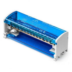 Dwubiegunowy modułowy blok rozdzielczy 2x(11x6mm2 2x25mm2 2x35mm2 ) na szynę TS35 ShNK 2x15 85141002