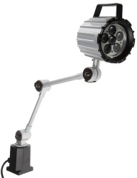 Światło maszynowe 100→ 260 V AC długość ramienia 430mm Ramię przegubowe LED 12W