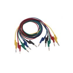 Przewody z wtykiem bananowym - zestaw 5 sztuk