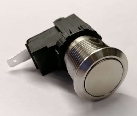 Nasadka przełącznika Chwilowy SPST średnica wycięcia 19.1mm, montaż panelowy RS PRO