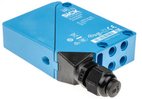 Czujniki fotoelektryczne Retrorefleksyjny w obudowie prostokątnej SICK z wyjściem przekaźnikowym zakres 30 mm →