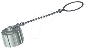 17-101800 RJ45/USB/fibreglass protective cap, die-cast zinc