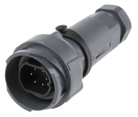 Złącze wielostykowe przemysłowe 6-pinowe Montaż na kablu Wtyczka Bulgin