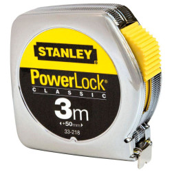 Stanley 1-33-218 Powerlock Tape Measure 3m Durable and Accurate