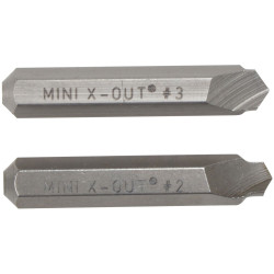 BOA 17020 Mini X-Out&#xAE; Screw Extractors Wood Screw Sizes No.6-10