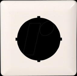 Cover plate, pure white (RAL 9010)