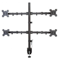 Uchwyt biurkowy poczwórny monitor LED/LCD 13-27 Cali 40Kg Czarny ICA-LCD 382-Q