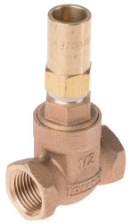 Zawór zasuwowy 1/2cal BSPT żeńskie RS PRO