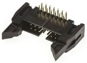 Wtyk PCB 14-pinowe raster: 2.54mm 2-rzędowe Amphenol Communications Solutions Przewlekany 3.0A 250.0 V.