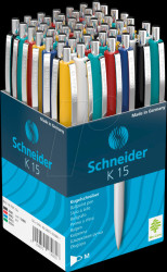 3080 Ballpoint pen - mini blue - box of 50 assorted colours