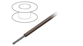 3051-Br005 Przewód Na Rolce 30,5M Linka Cu 22Awg Pvc Brązowy 300V