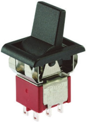 Przełącznik kołyskowy Wł.-(wł.) Nie 5 A DPDT Czarny TE Connectivity
