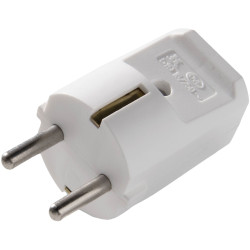 Martin Kaiser 519oT/kws Safety Plug Polyamide IP20 250V Chalk Wht Reconnectable