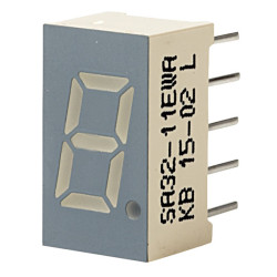 Kingbright SA32-11EWA 8mm High Efficiency Red LED Display Anode