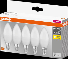 4058075184411 LED lamp BASE RETRO E14, 5,5 W, 470 lm, 2700 K, 5 pcs.