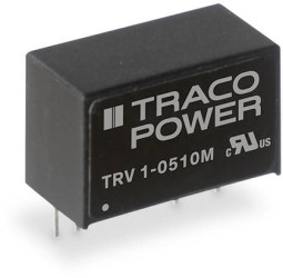 TracoPower TRV 1-1510M Przetwornica DC/DC, do PCB 303 mA 1 W Ilość wyjść: 1 x Content 1 szt.