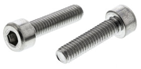 Śruba imbusowa M4 długość 16mm Nakrętka, gniazdo sześciokątne Stal nierdzewna RS PRO