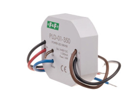 Zasilacz LED 9-40V 14W 350mA dopuszkowy PLD-01-350 F&F FILIPOWSKI