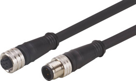 ifm Electronic E12432 Linia połączenia złącze męskie proste, złącze żeńskie proste 0.3 m Ilość pinów: 3, 8 1 szt.