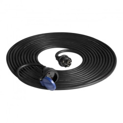 Przedłużacz warsztatowy bryzgoszczelny IP44, 1x2P+Z 10m,kabel gumowy olejoodporny H07RN-F 3x1,5mm², 230VAC/16A,OR-AE-13290/10M