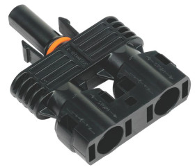 Złącze solarne Męski 1500 VDC, Montaż na kablu 2.5mm²