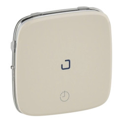 VALENA ALLURE Klawisz łącznika czasowego z zaciskiem n lub bez zacisku n kremowy 755216