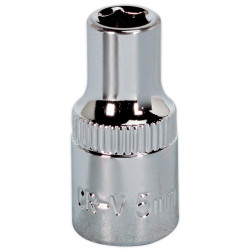 Sealey SP1405 Walldrive® Socket 5mm 1/4"sq Drive Fully Polished
