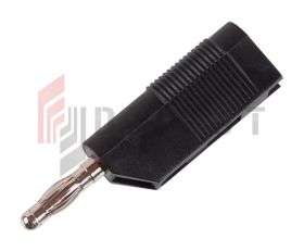Wtyk banan 4mm do poł. wież. WW403-BK 50V=/30V~ 24A