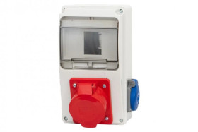 Rozdzielnica LAGO 6M - gniazda 16A 5p, 230V /6 modułów/