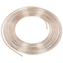 Sealey CNP316 Brake Pipe Seamless Tube Cupro-Nickel 22 Gauge 3/16&quot; x 25ft