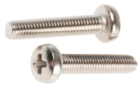 Śruby maszynowe M3 łeb z łbem walcowym soczewkowym Mosiądz długość 16.0mm skok 0.50mm