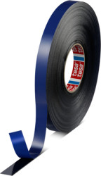 Adhesive tape, 19 x 1.2 mm, double sided, foamed acrylate, black, 25 m, 07065-00011-24