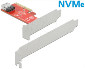 90483 PCI Express x4 card &gt; internal SFF-8654 4i, low profile capable