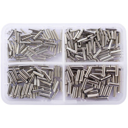 Quadrios 2010C391 Ferrule Set 300 pcs Non-Insulated Tin-Coated Copper