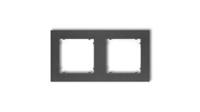 Mini Ramka Podwójna Grafitowa 11Mr-2