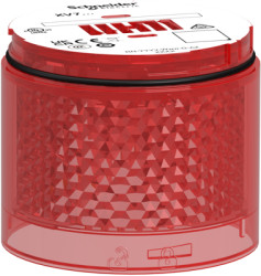 Led flashlight element, red, 24 V AC/DC, IP66, XVB7C64