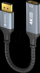 SPC-DP200-002 DisplayPort to HDMI A plug, 4K 60 Hz, 0.1 m