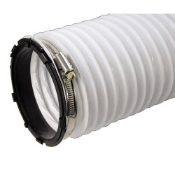 Xavax 00110945 Tumble Dryer Vent Hose White 4m Efficient Ventilation
