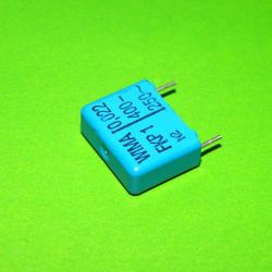 Kondensator 22nF 400V 5% producent WIMA FKP1 17,5mm x 13mm x 7mm