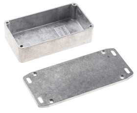 Obudowa Aluminium odlewane szerokość zew. 59,5 mm długość zew. 11,5 mm wys. zew. 27 mm Hammond IP54 Naturalny